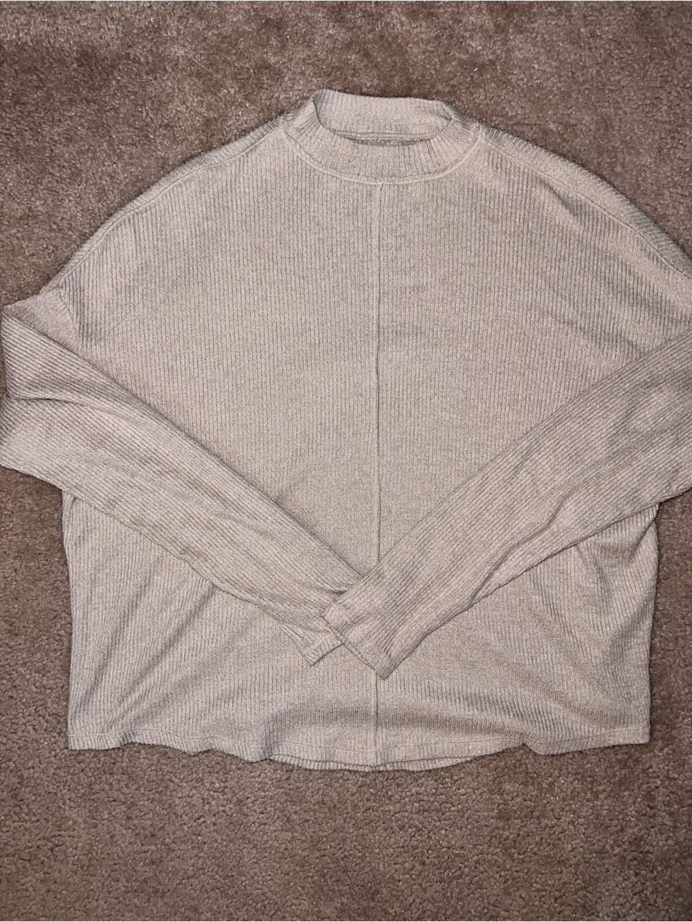 Women’s light tan sweater